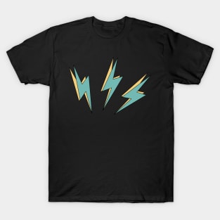 Lightning Bolts (Green & Gold) T-Shirt